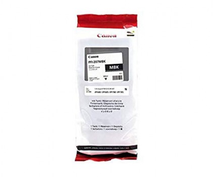 Tinteiro Original Canon PFI-207 MBK Preto Matte 300ml